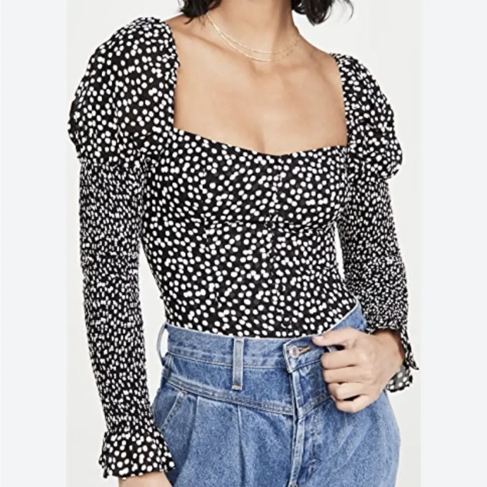 REFORMATION Augustine Top Pearl Print